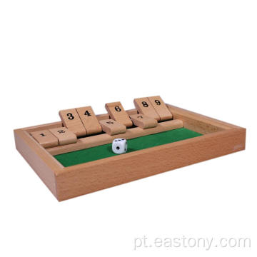 Mais vendidos Mini jogo de madeira Shut The Box